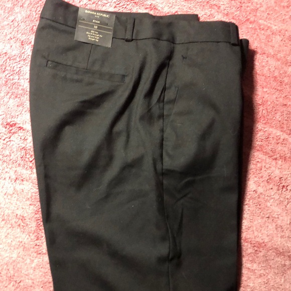 Banana Republic Ryan Womens pants Black Sz 10 NEW - Picture 1 of 7